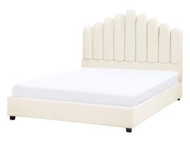 CINVENNES Waterbed Velvet 140 x 200 cm (EU Double) Off-White