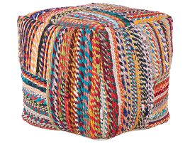 HARDONLEIGH Cotton Footstool - Multicolour