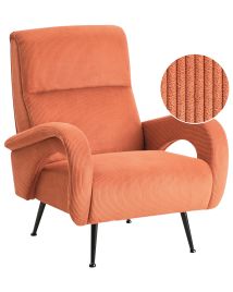 WALSDON Fabric Armchair - Orange