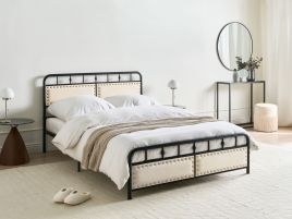 DIPARO Double Metal Bedframe - Black