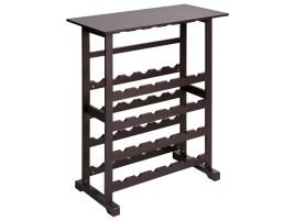 Wine Rack Dark Brown ROWLEY