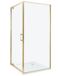 Shower Enclosure DARLI 90 x 90 x 185 cm Gold
