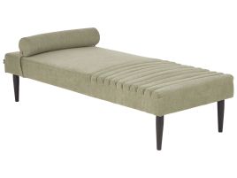 Fabric Chaise Lounge Green MAURIAC