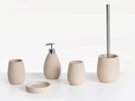 WISTMERE 5-Piece Bathroom Accessories Set - Beige