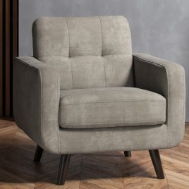 MAVERON Fabric Armchair - Antelope