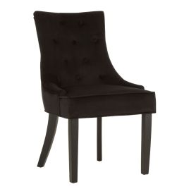 Daxton Black Velvet Dining Chair