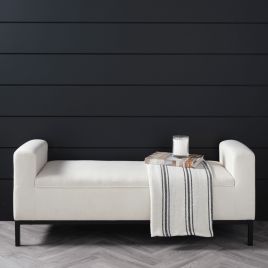SEREN Linen Room Bench - Ivory