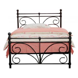 Baylor Metal Double Bed Frame - Black