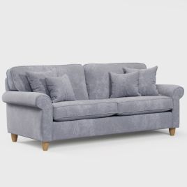 4 Seater Sofa - COASTAL Fabric - Anthracite