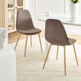 FARNSTEAD Dining Chairs - Set of 2 - Beige
