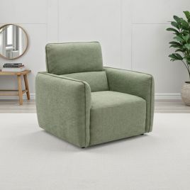 CAVERTON Fabric Armchair - Green
