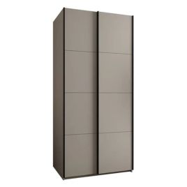 BRADLEY 2 Door Sliding Wardrobe Beige - 100cm
