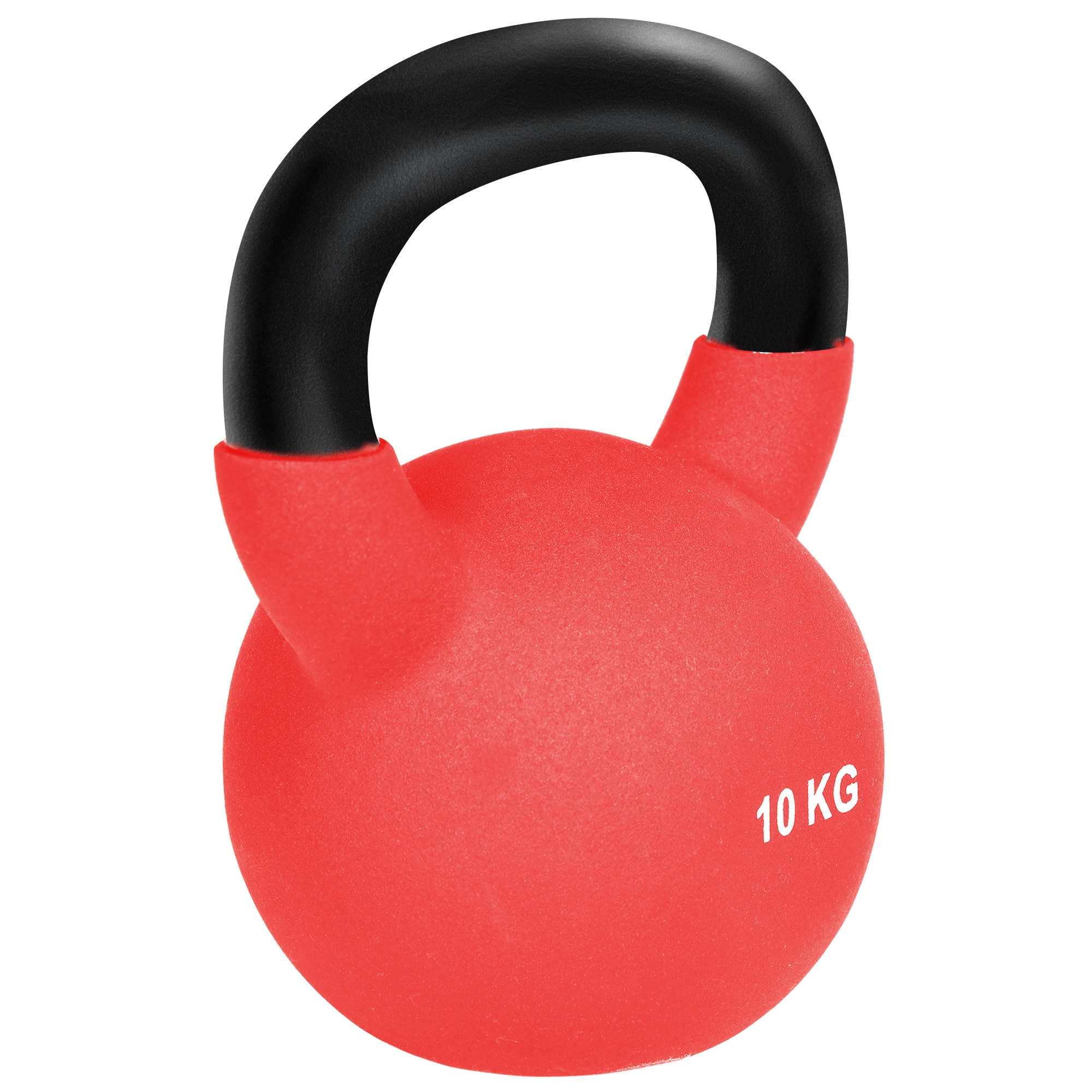 HERON Soft Kettlebell Kettle Bell with Non Slip Handle Red - Life Essentials