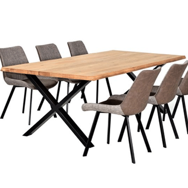Mariposa Large Solid Oak Table - Natural Oil - Sigrid Mills