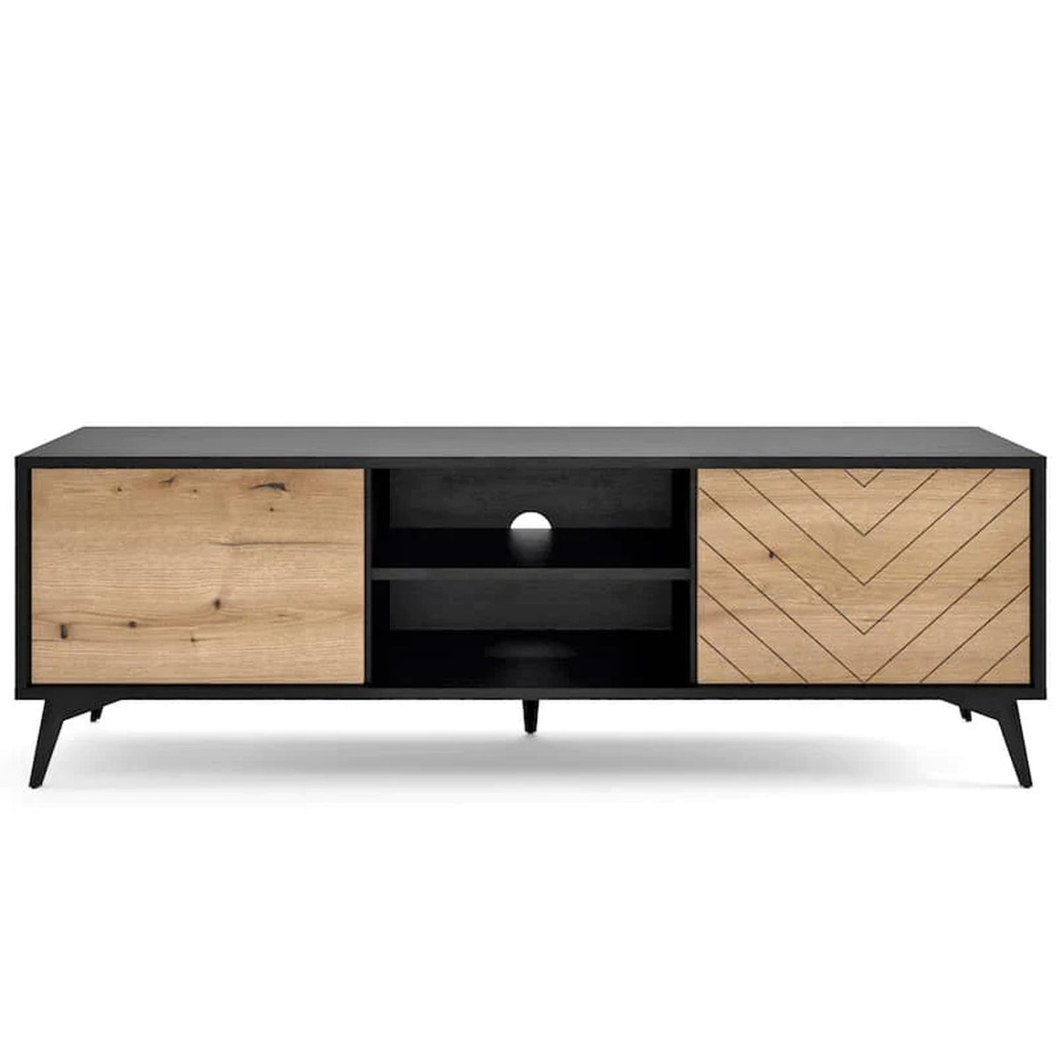 Ravenna Serene TV Cabinet with 2 Doors - Oak Evoke - Art Nest