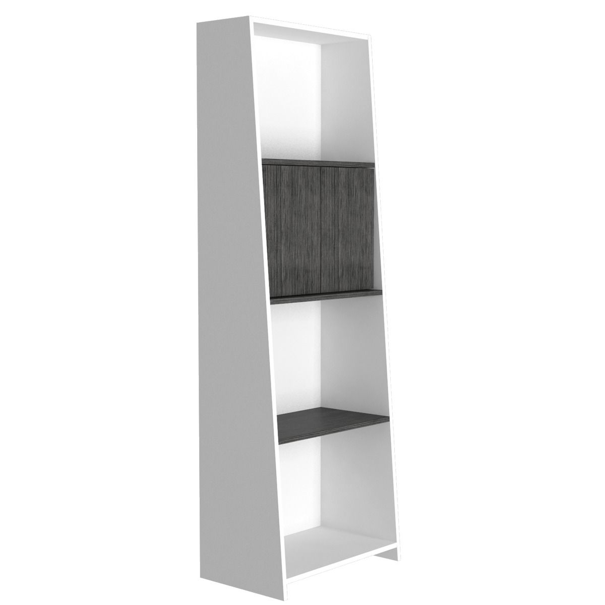 Dallas Bookcase with Doors - White - Colton & Sawyer