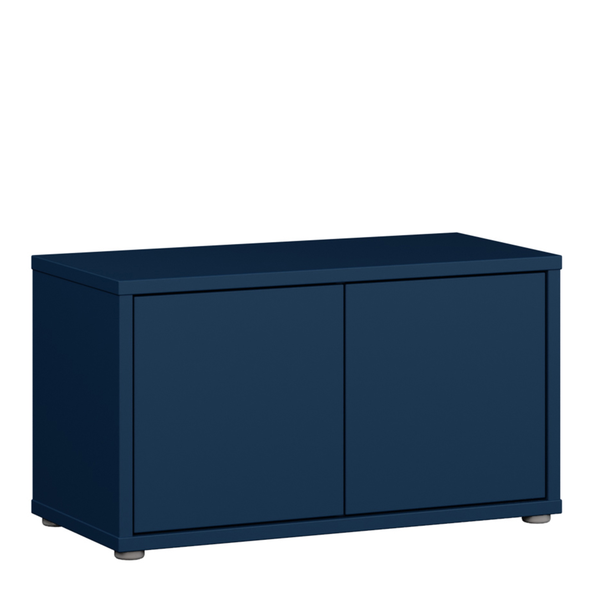 AVELINE Shoe Storage Bench with 2 Push to Open Doors - Night Blue - Rosalind Collection