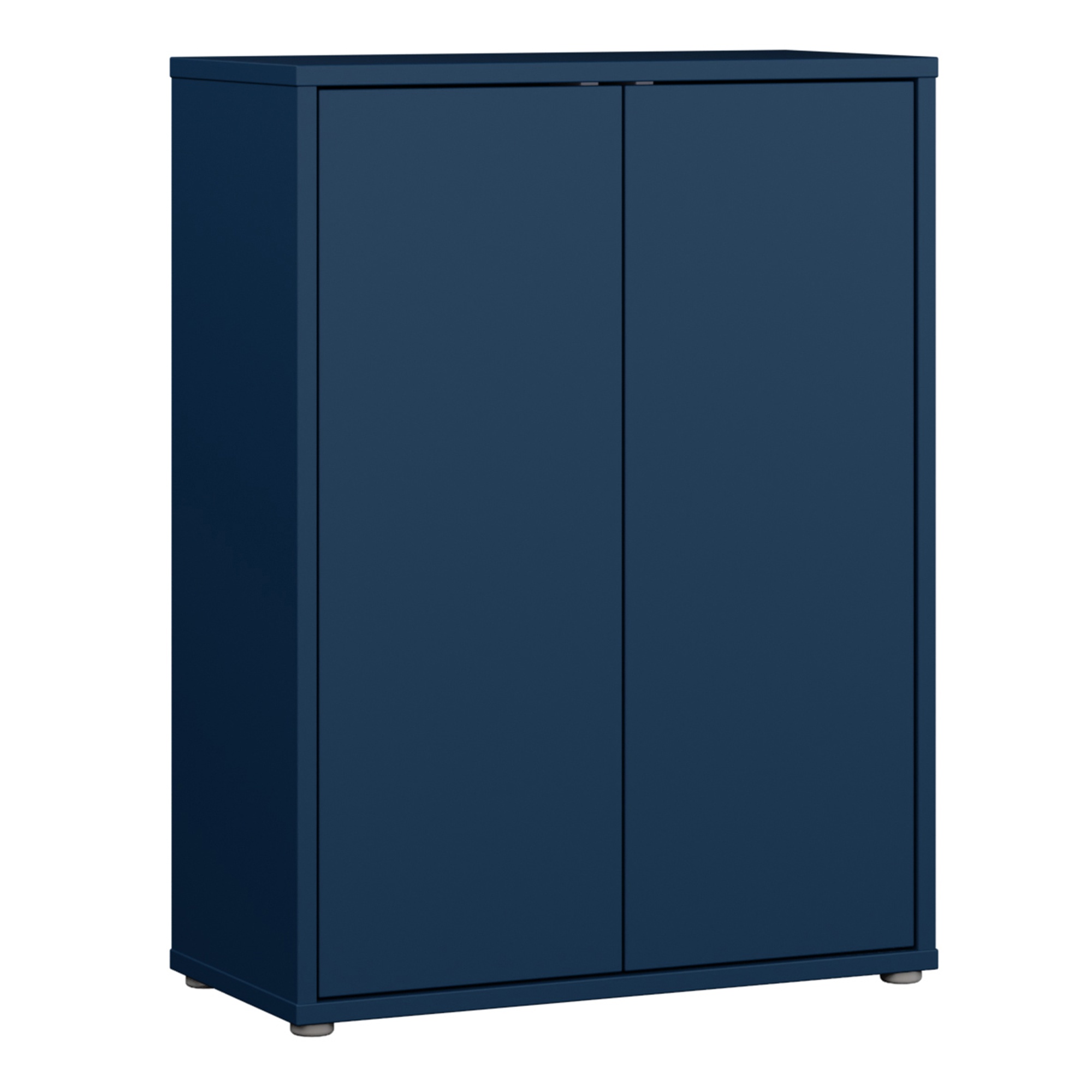 AVELINE Shoe Cabinet with 2 Push to Open Doors - Night Blue - Rosalind Collection