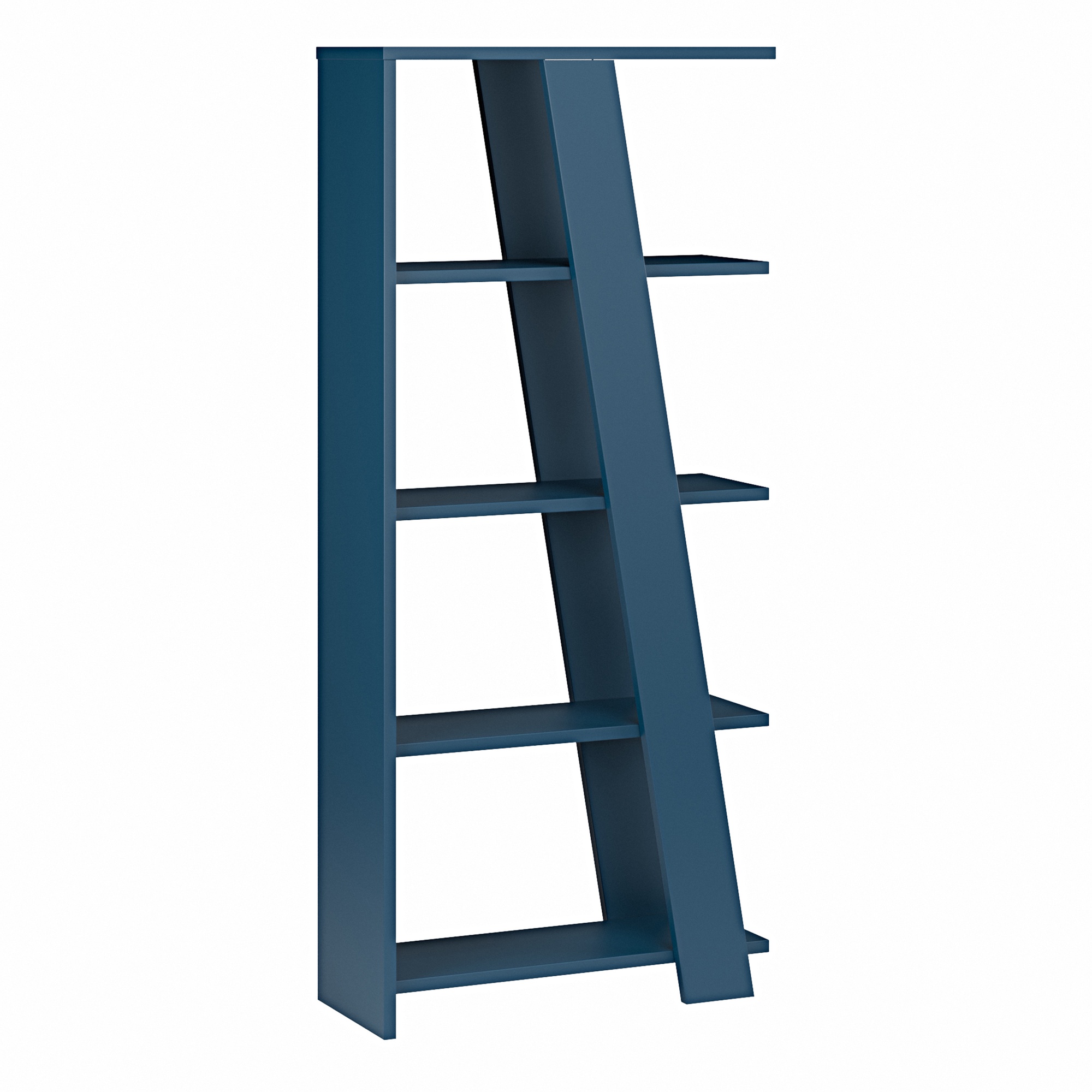 NARA 5 Tier Shelving Display Unit - Night Blue - Rosalind Collection