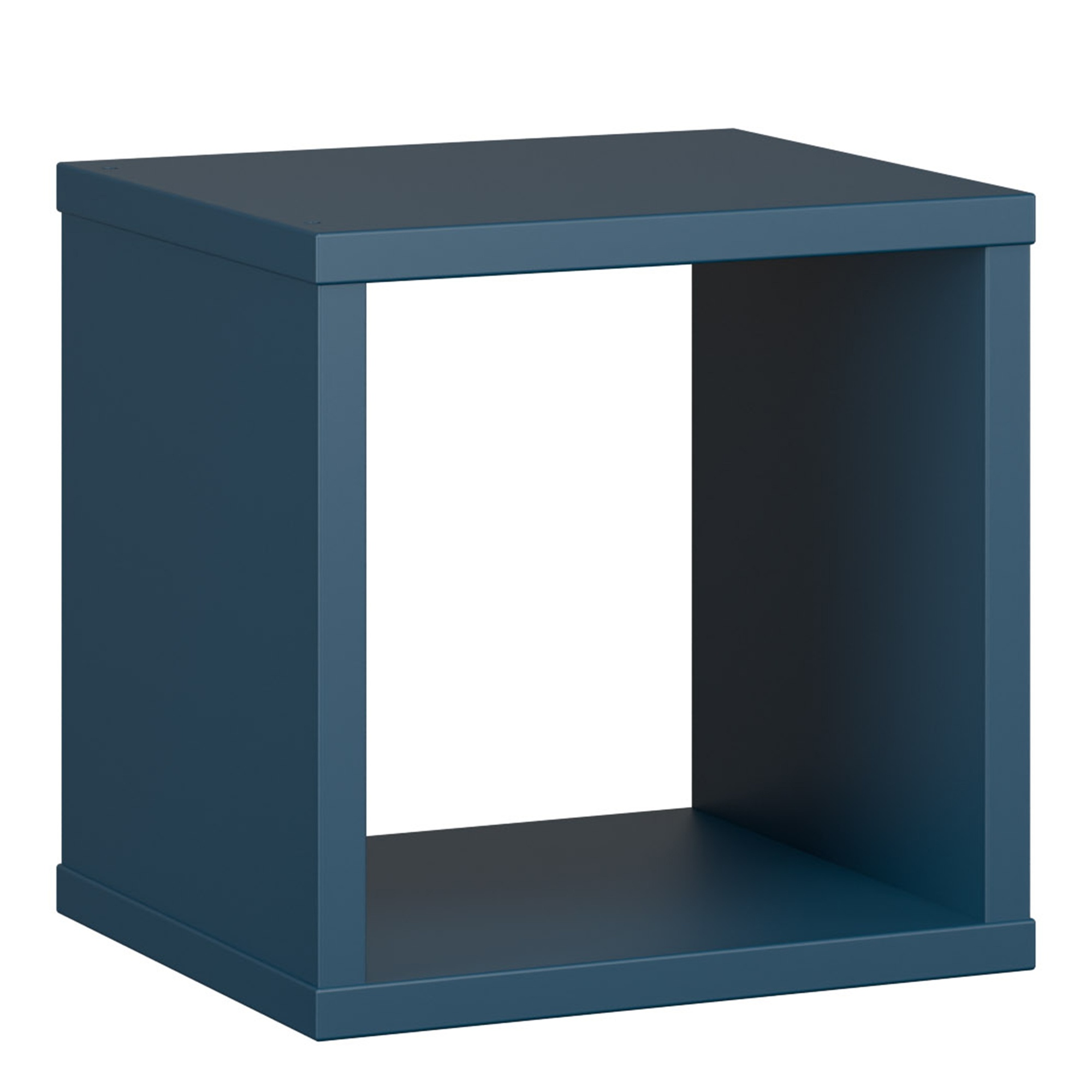 LORYTH Open Bedside Table Storage Unit - Blue - Rosalind Collection