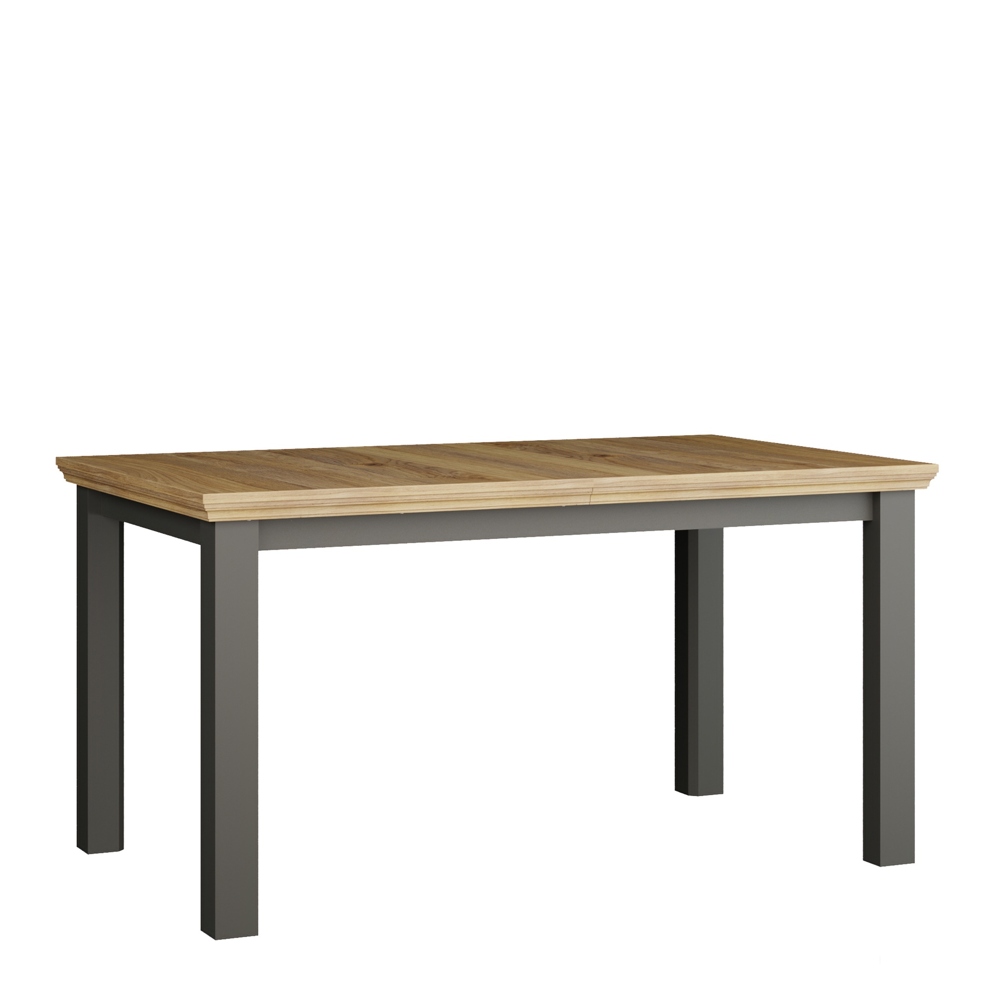ELMRIDGE Rectangular Dining Table - Wolfram Grey with Mauvella Oak - Rosalind Collection