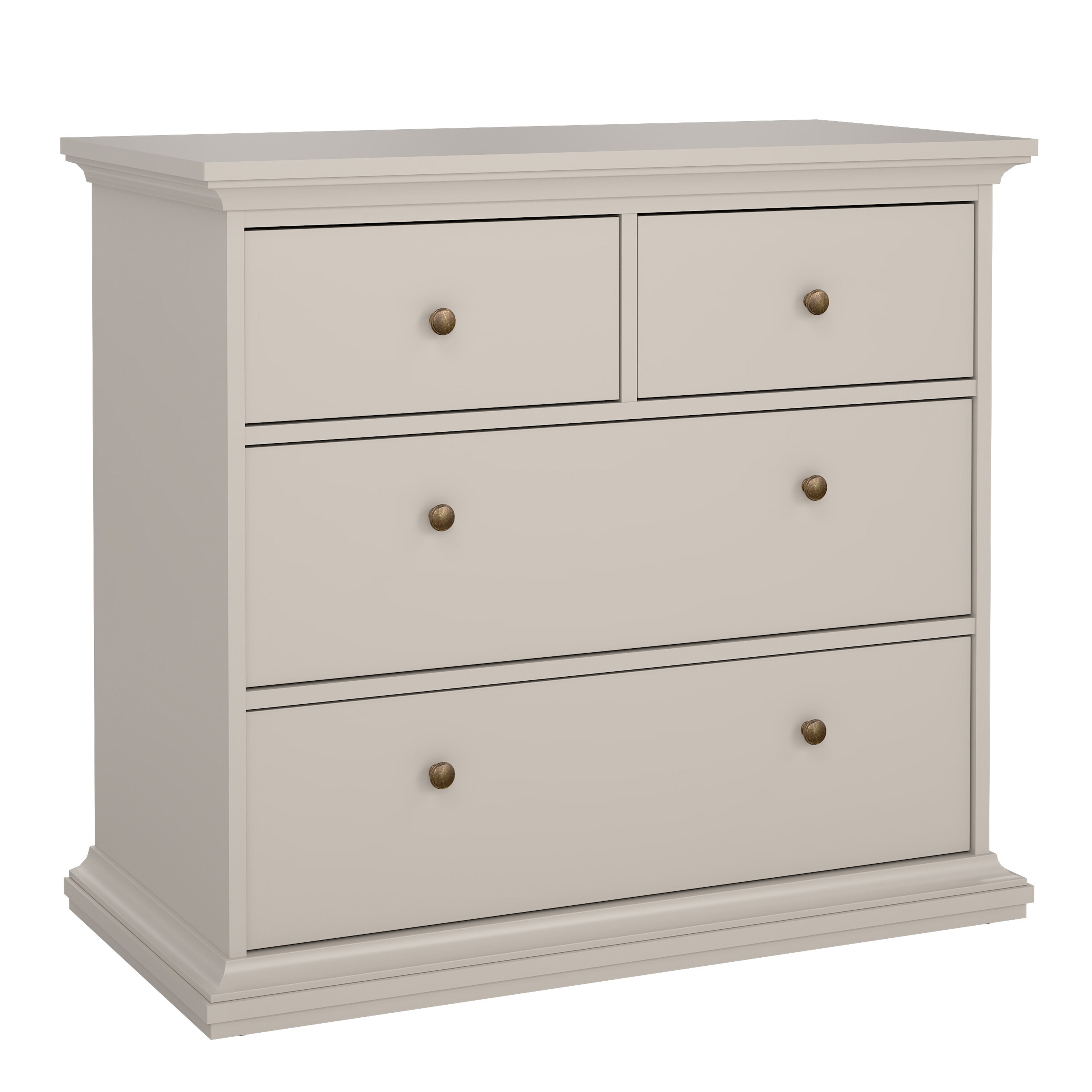 PORTHOPE Beige Chest of Drawers - Medium-sized, 4 Drawers - Rosalind Collection
