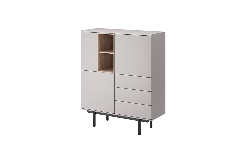 Telford Cabinet 100cm - Light Grey - Moonlight Interiors