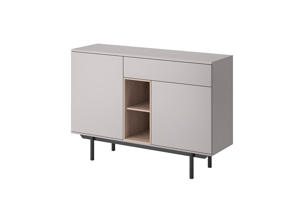 Telford Sideboard 125cm - Light Grey - Moonlight Interiors