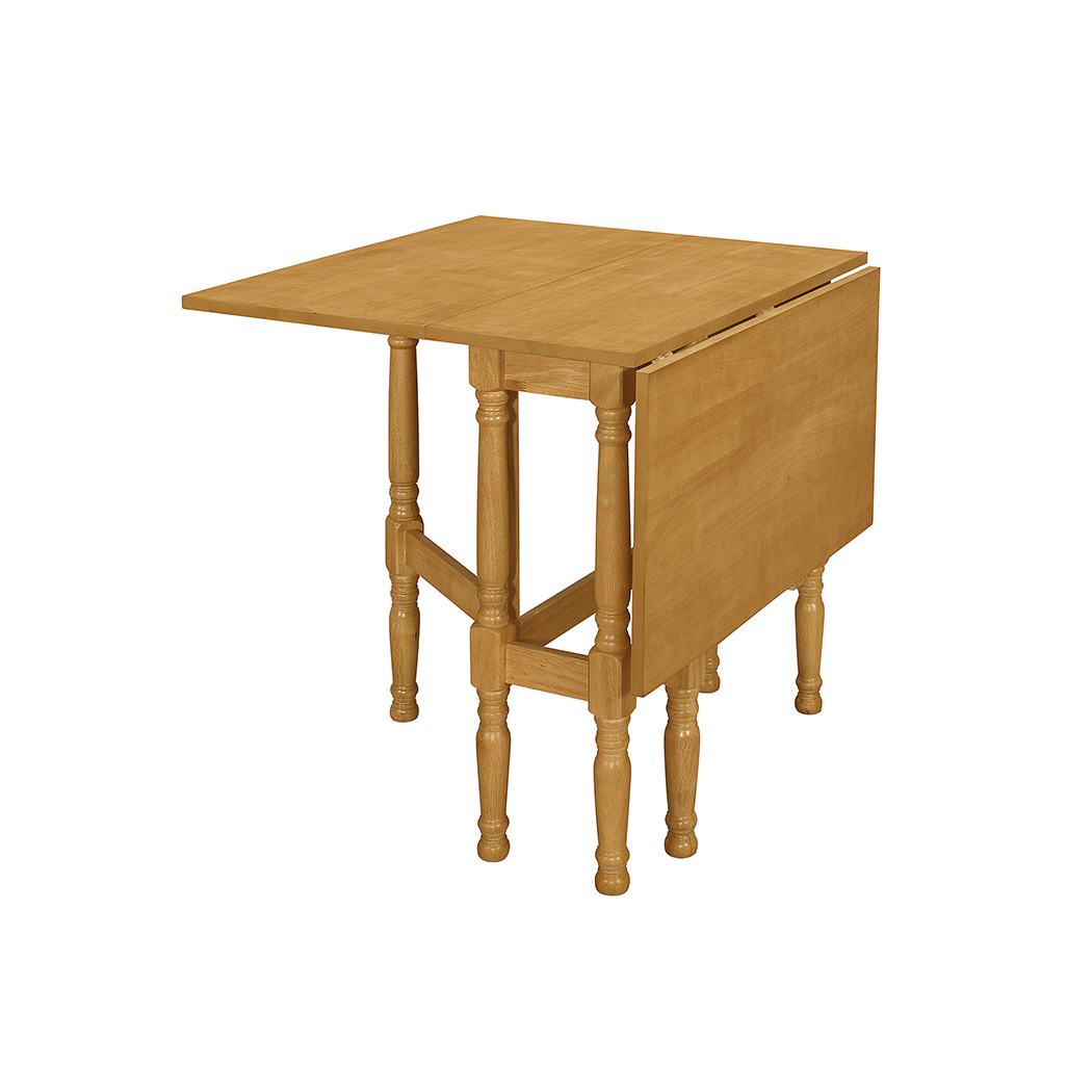 Glamorgan Drop Leaf Rectangle Dining Table - Light Oak - Sigrid Mills
