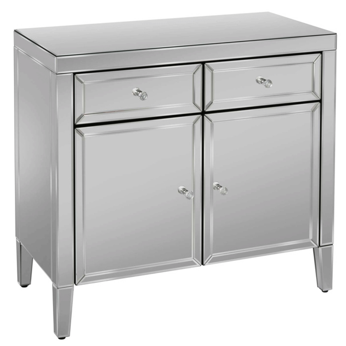 Birlea Valencia Mirrored 2-Door 2-Drawer Sideboard - Birlea Essentials