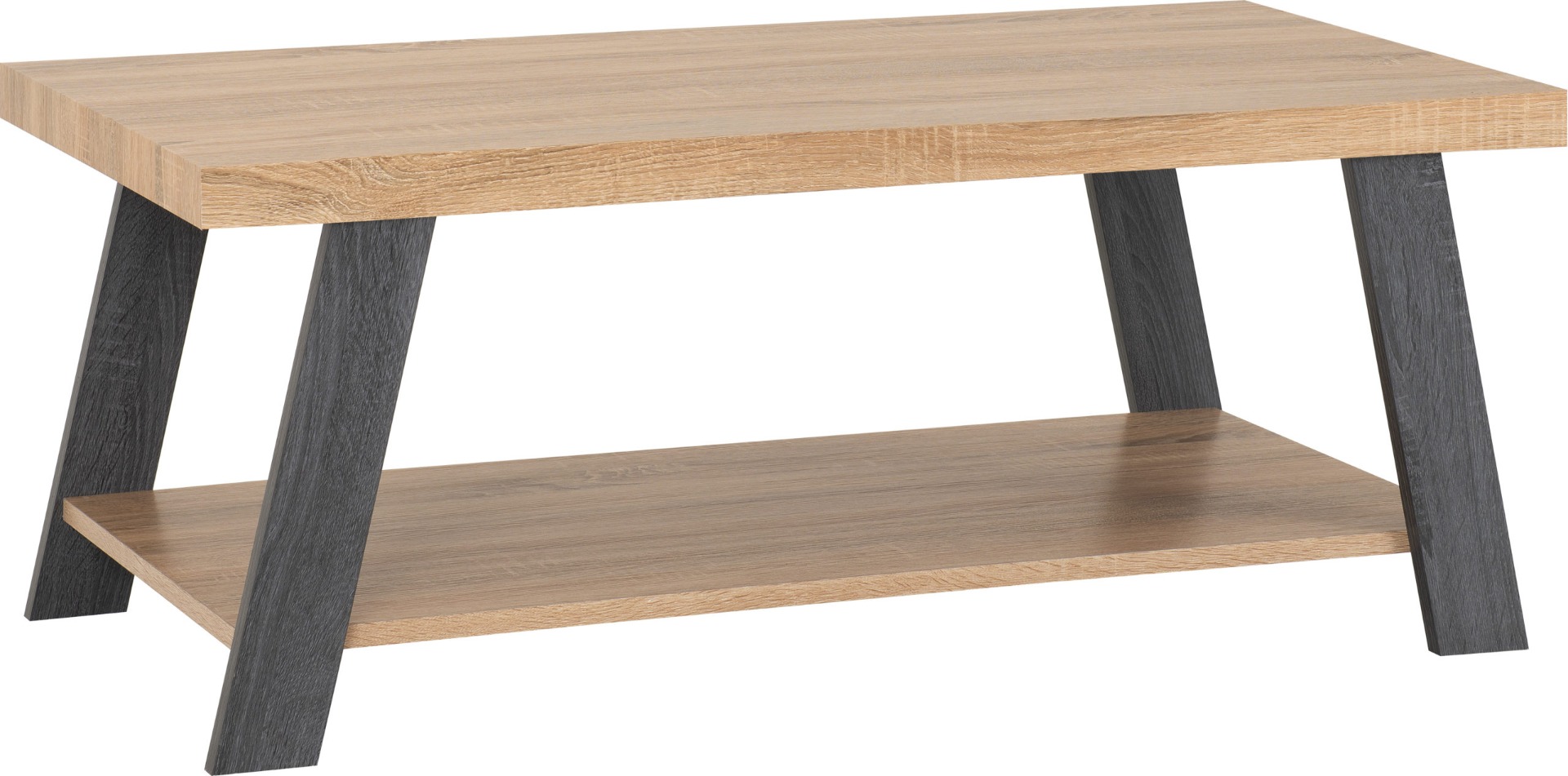Eddie Coffee Table - Grey Sonoma Effect - Budget Deals