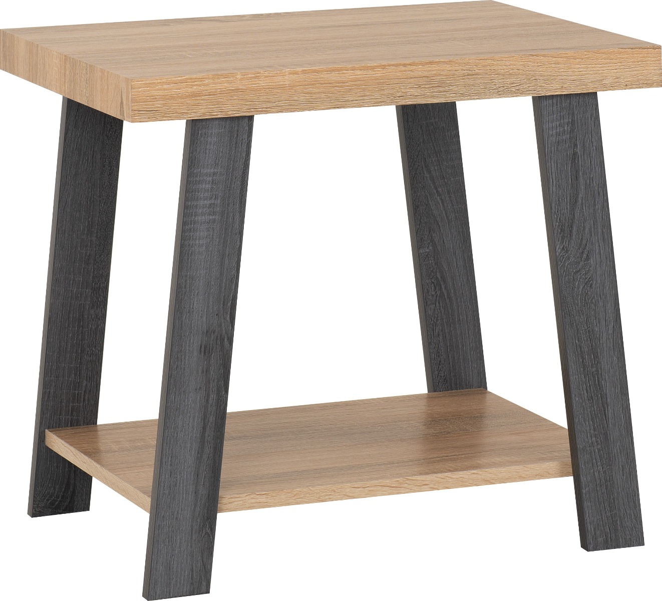 Eddie Side Table - Grey Sonoma Effect - Budget Deals