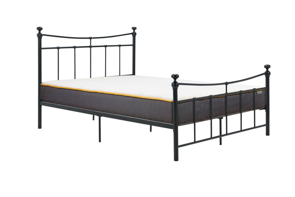 Birlea Emily Black Metal Bed Frame - Double 4ft6 - Birlea Essentials