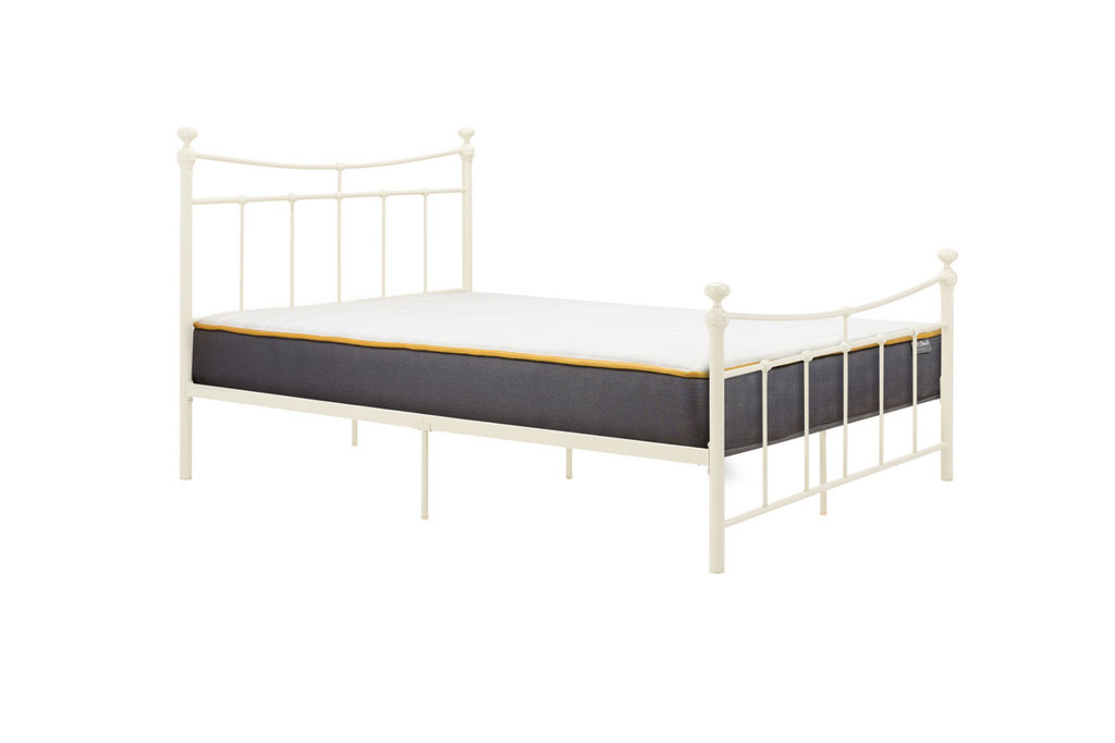 Birlea Emily Cream Metal Bed Frame - Small Double 4ft - Birlea Essentials