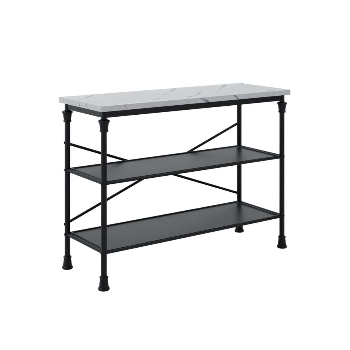 Sergio Console Table - Marble Effect - Leeds Plywood