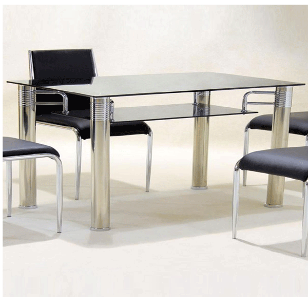 Henrik Rectangular Dining Table - Black - Sigrid Mills