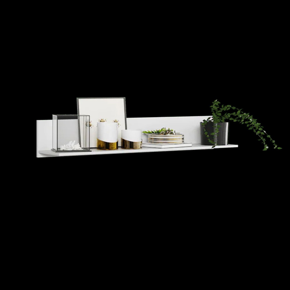 Palazzo Wall Shelf - White - Art Nest