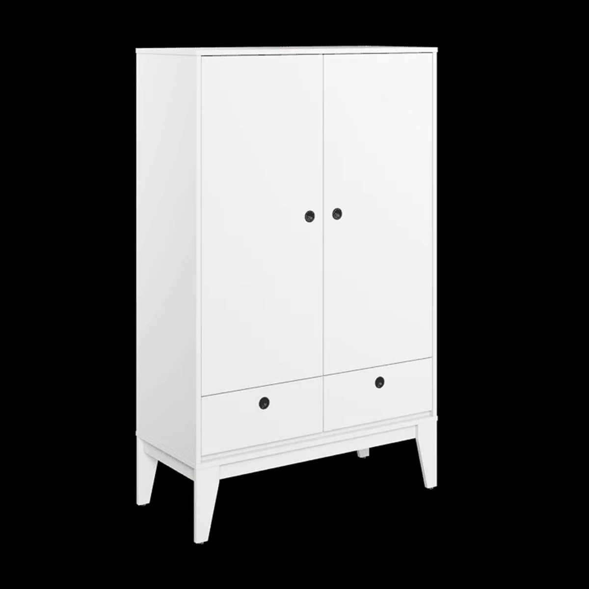Palazzo Sideboard with 2 Drawers and 2 Doors - White - Art Nest