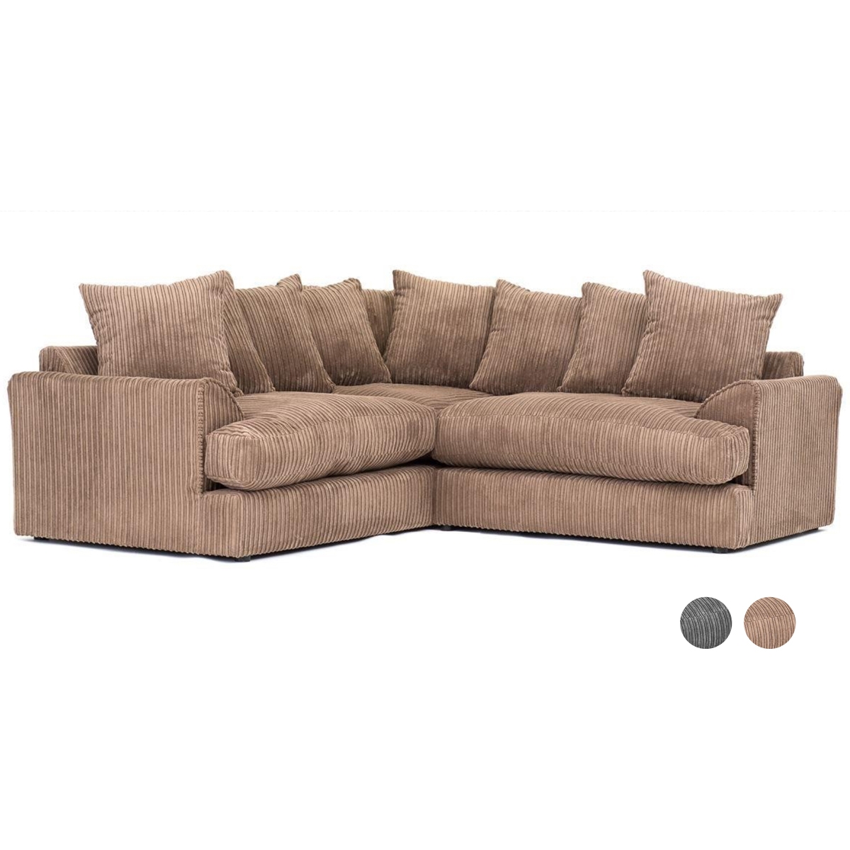 Mercury Ajo Corner Sofa - Mink - Interior Masters