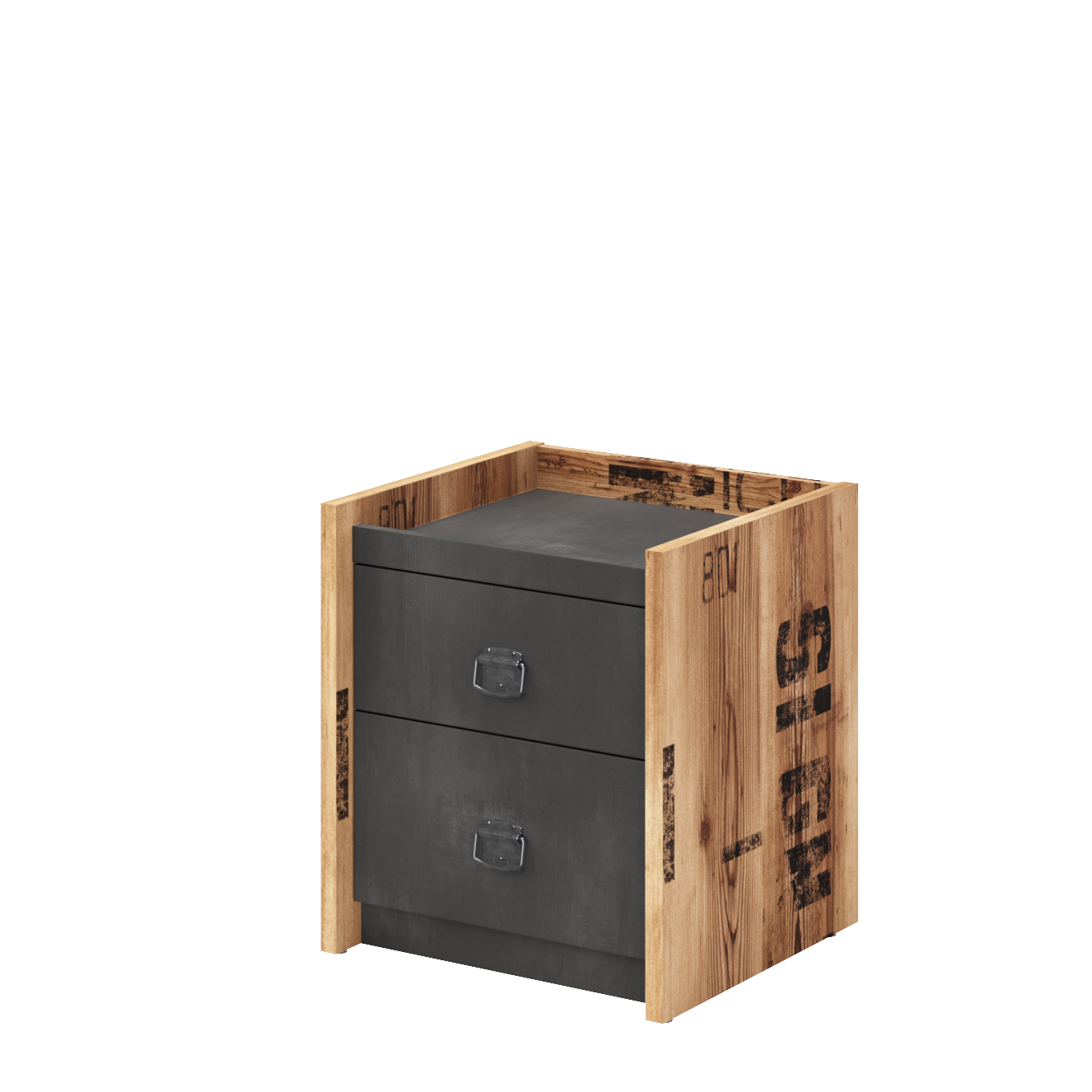 Bedside Table - ASSENT Nightstand Canyon AlPine Spruce 45cm - Art Nest