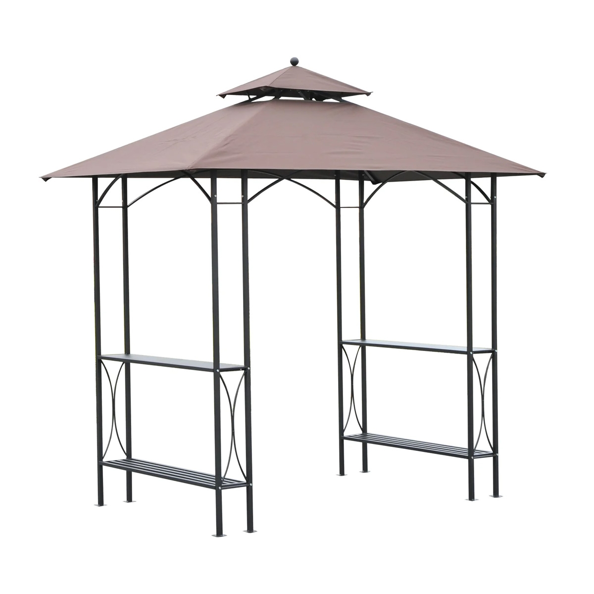 BBQ Tent - Black/Coffee - The Garden Savant
