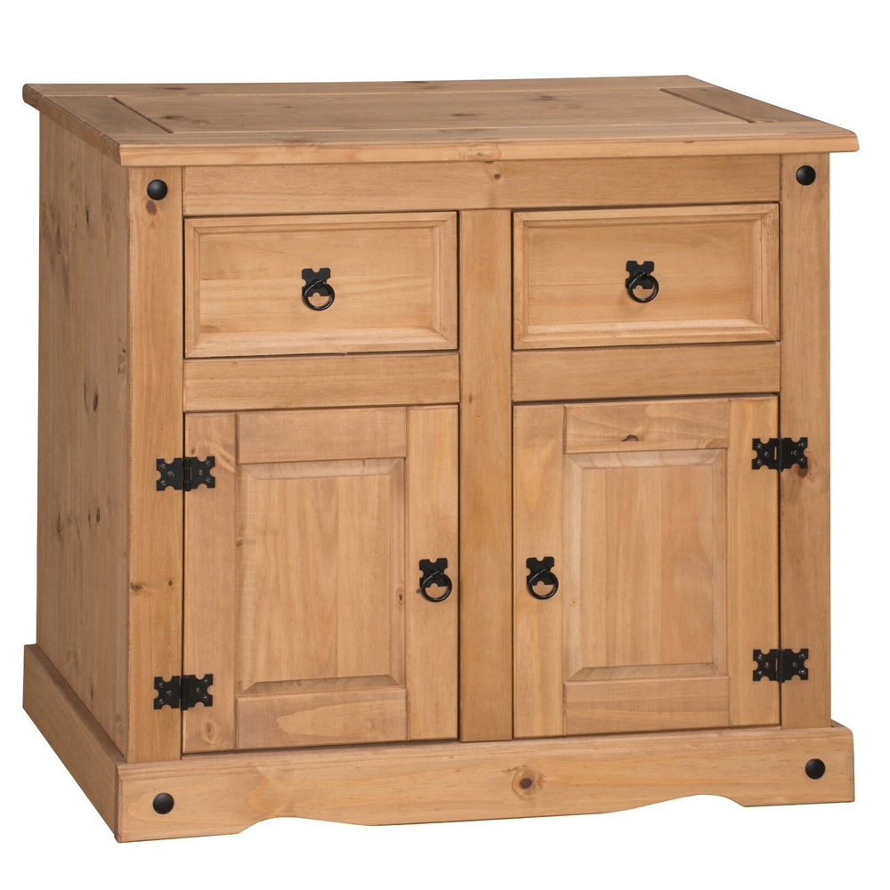 Corona Solid Pine Sideboard 2 Door 2 Drawer - Mexican Style - Bedroom & More