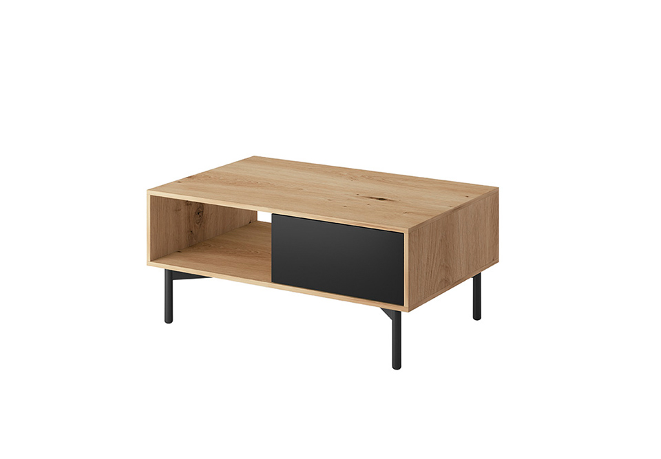 Slough Coffee Table 102cm - Oak - Moonlight Interiors