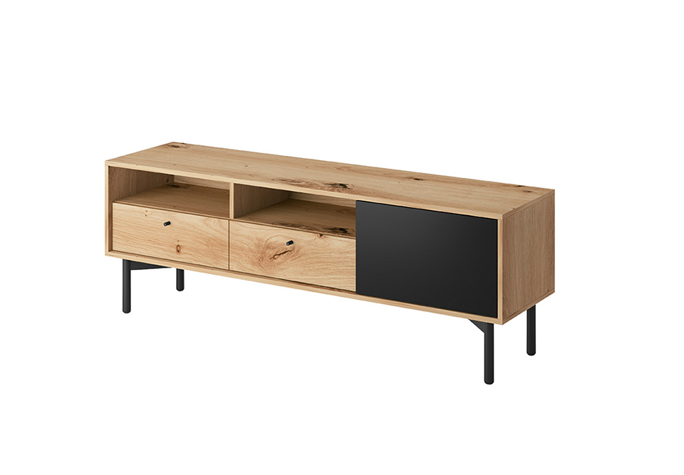 Slough TV Stand 151cm - Oak - Moonlight Interiors