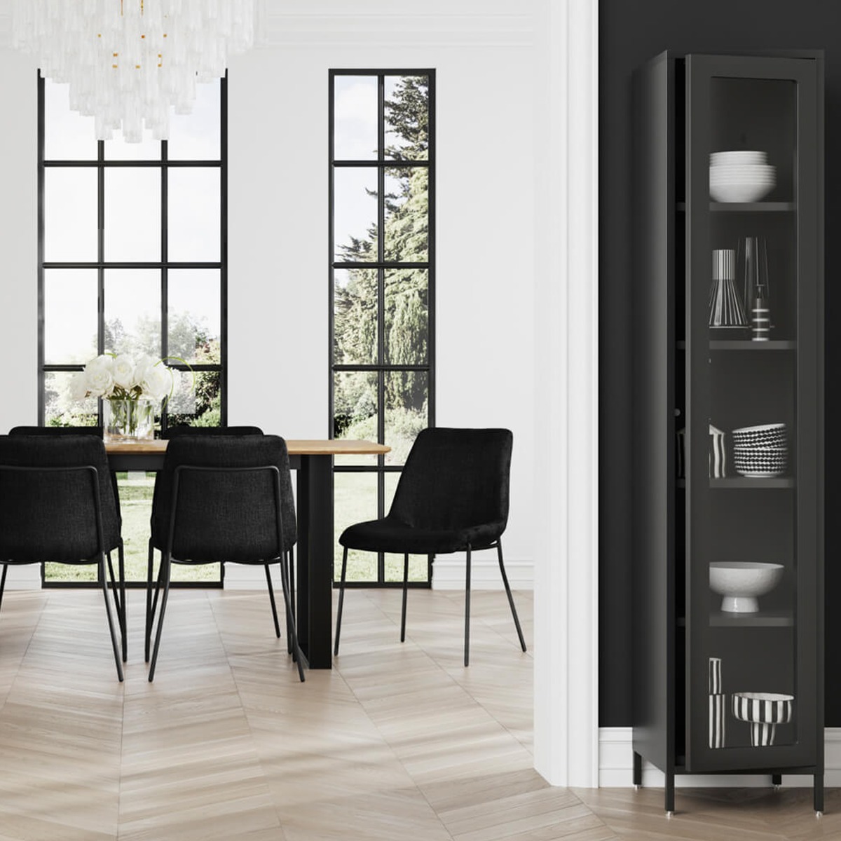 Kitchen Cabinet - FRAN Cabinet Black - Leeds Plywood