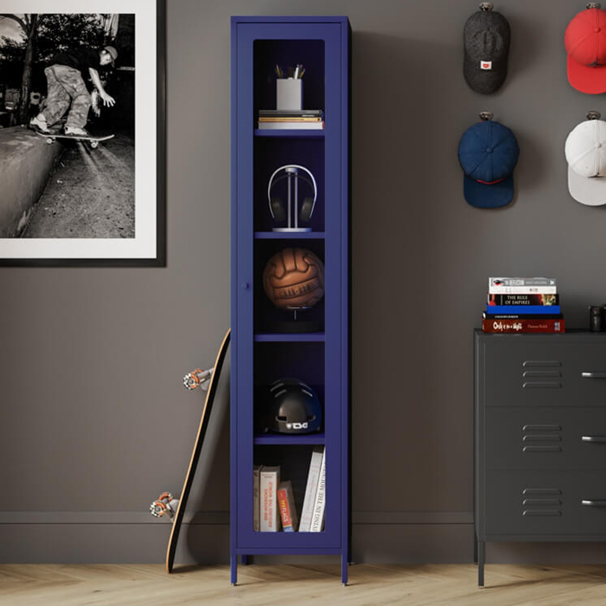 Kitchen Cabinet - FRAN Cabinet Classic Blue - Leeds Plywood