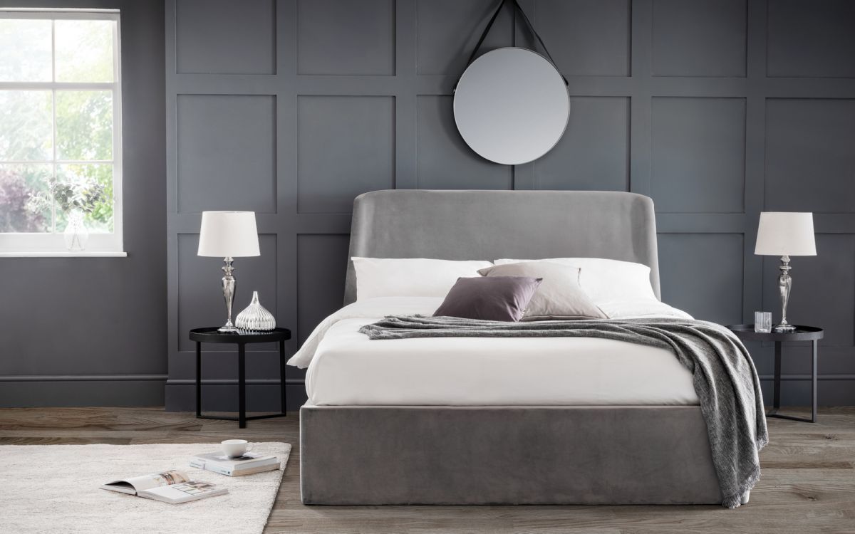 Frida Storage Ottoman Bed - Grey - JB Collections
