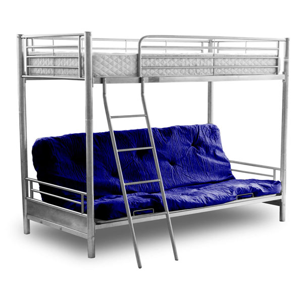 Lavinia Futon Double Size Mattress - Blue - Sigrid Mills