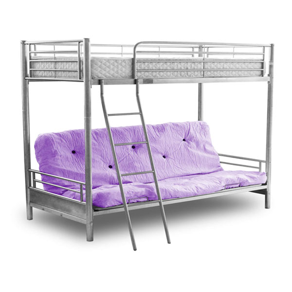 Lavinia Futon Double Size Mattress - Lilac - Sigrid Mills