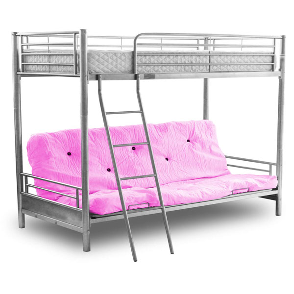 Lavinia Futon Double Size Mattress - Pink - Sigrid Mills